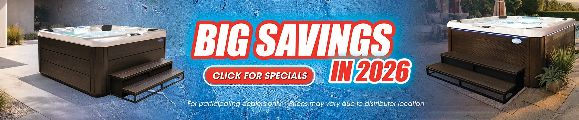 Calspas hot tub being used in a family setting - Salmon