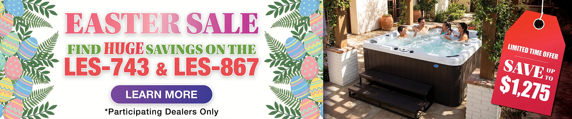 Calspas hot tub being used in a family setting - Salmon