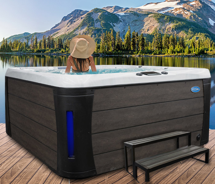 Calspas hot tub being used in a family setting - hot tubs spas for sale Salmon